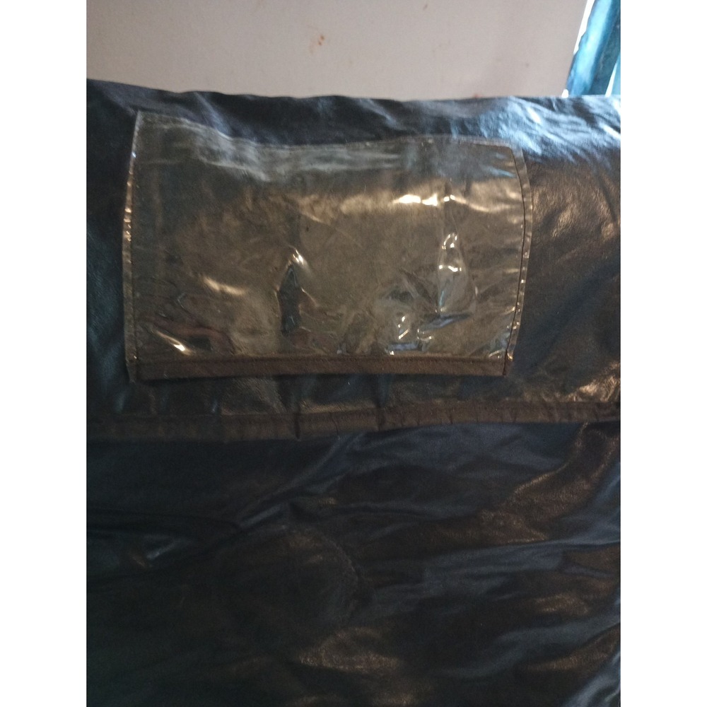 Saw Textiles Black Carrying Bag Faux Leather - Picture 2 of 12